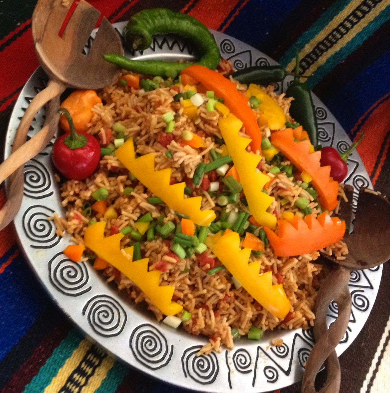 No reptiles were harmed in the making of this iguana rice.