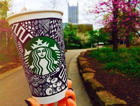Brita's photo submission to the contest on social media.