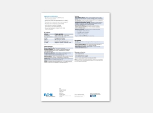 Eaton Booster Pump Electrical Controls Brochure