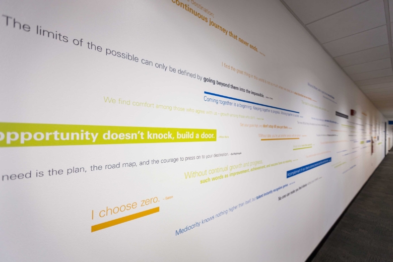 Eaton Cherrington Quote Wall